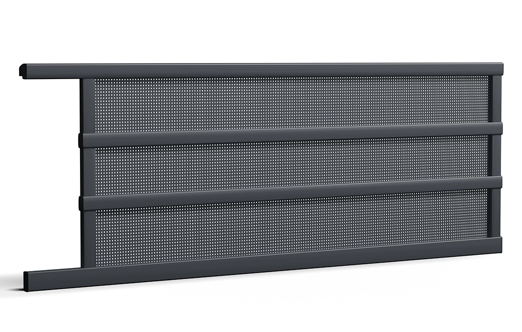 portail en aluminium therai coulissant noir mat Prefalu